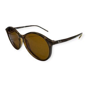 Ray-Ban RB4371 Polarized Sunglasses 55mm Tortoise Brown Frames and Lens.